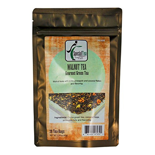 Special Tea Walnut Green Tea, 1.41 Ounce
