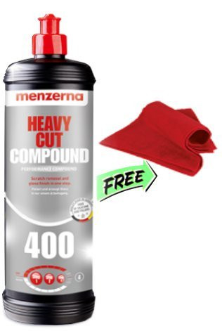 Menzerna 400 Heavy Cut Compound with FREE MICROFIBER TOWEL
