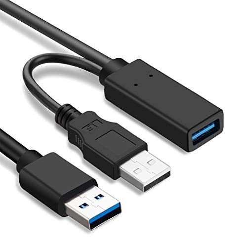 USB 3.0 Active Extension Cable 30 ft,JewMod USB 3.0 Active Extension Cable USB Repeater Cable Extender with Signal Amplifier Type A Male to Female Cord Superspeed 30 Feet.