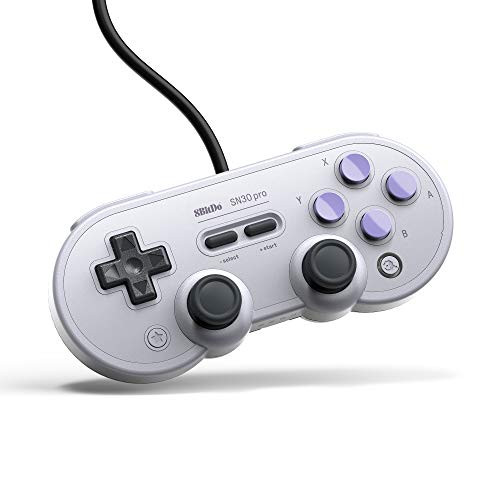 8Bitdo SN30 Pro USB Gamepad for Nintendo Switch, Windows, Raspberry Pi (SN Edition)