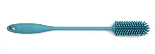 RSVP International Silicone Bottle Brush, Kitchen, One Size, Turquoise