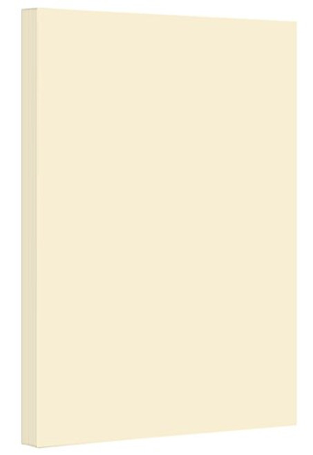 Pastel Color Card Stock | 67Lb Cover Cardstock | 8.5" x 14" Inches | 50 Sheets Per Pack | Cream