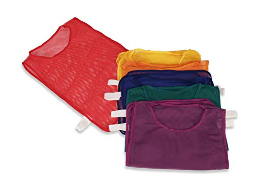 American Educational Products Pinnies with 23" X 15" Mesh Pack, Set of 6