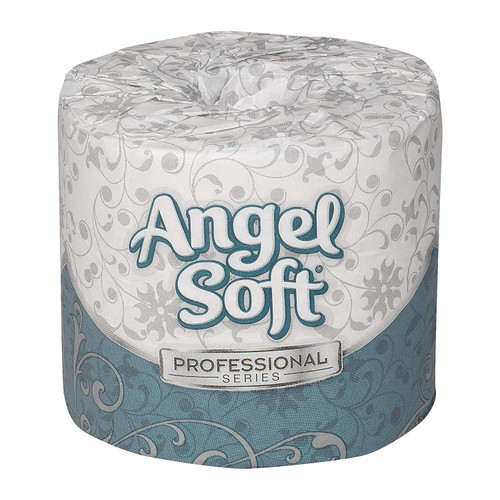 Georgia-Pacific Angel Soft Professional Series 16840 White 2-Ply Premium Embossed Bathroom Tissue, (WxL) 4.000' x 4.050' (Case of 40 Rolls, 450 Sheets per Roll)