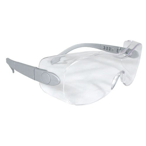 Radians SH6-11 Sheath OTG Ratcheting Silver Temples Glass with Clear Anti-Fog Lens Radians SH6-11 Sheath OTG Ratcheting Silver Temples Glass with Clear Anti-Fog Lens