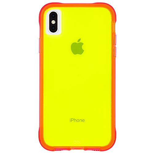 Case-Mate - iPhone XS Max Case - TOUGH - iPhone 6.5 - Green/Pink Neon