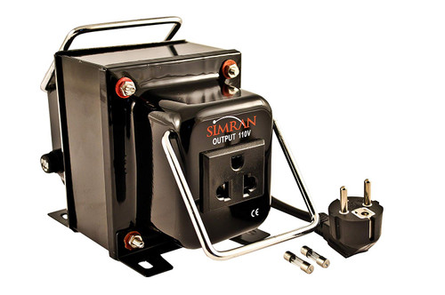 Simran THG-750 Step Up / Down Voltage Transformer 750 Watts Works with both AC 110 Volts and 220 Volt - Use Worldwide