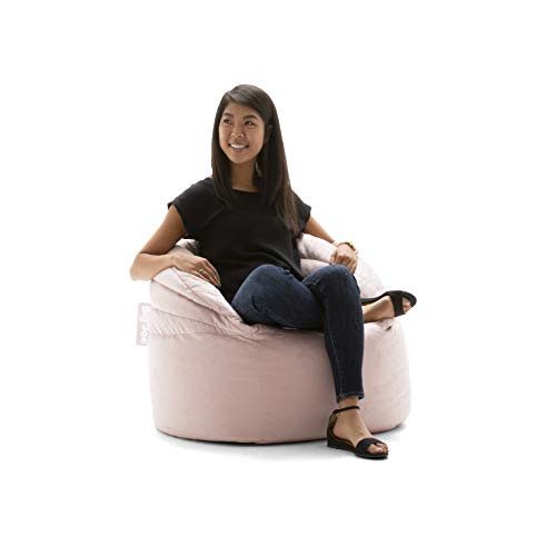 Big Joe 0680561 Stack Chair, Desert Rose Plush Bean Bag,