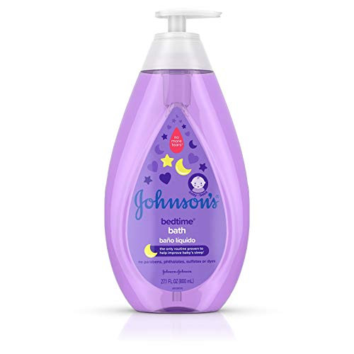 Johnson's Tear-Free Bedtime Baby Bath with Soothing NaturalCalm Aromas, 27.1 fl. oz