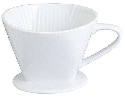 HIC Harold Import Co. NT1052 coffee filter cone, No.4, White HIC Harold Import Co. NT1052 coffee filter cone, No.4, White