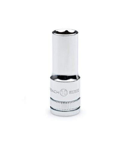 GEARWRENCH 80364S 3/8-Inch Drive 6-Point Mid Length SAE Socket 5/16-Inch