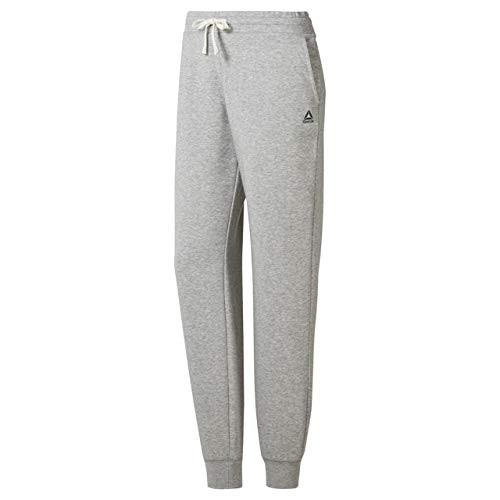 Reebok French Terry Jogger, Medium Grey Heather, Large,Women