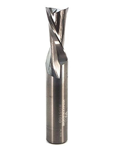 Whiteside Router Bits RD5100 Standard Spiral Bit with Down Cut Solid Carbide 1/2-Inch Cutting Diameter and 1-Inch Cutting Length