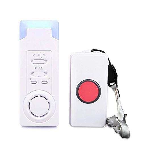 Smart Wireless Caregiver -Caregiver Personal Pager System Parent Pager Emergency Care Alarm Call Button Nurse Alert System -500+ft Operating Range (1 in 1)