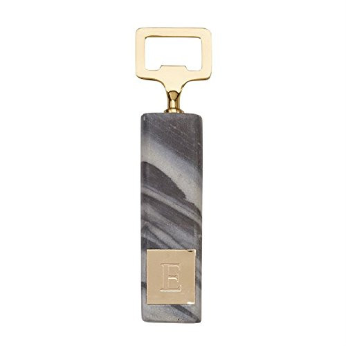 Mud Pie E Marble Initial Bottle Opener