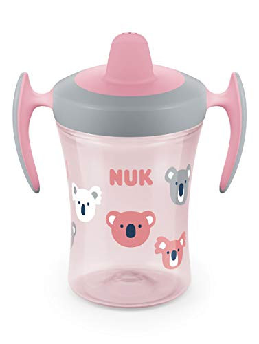NUK Evolution Learner Sippy Cup, Pink, 8oz 1pk
