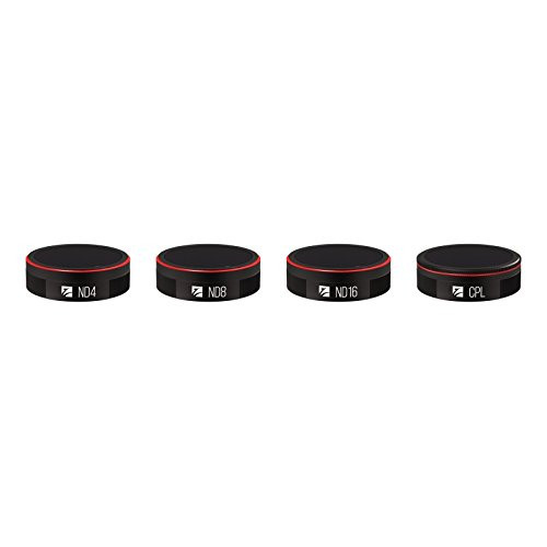 Freewell Standard Day - 4Pack ND4, ND8, ND16, CPL Camera Lens Filters Compatible With DJI Mavic Air