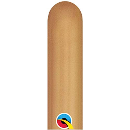 BALLOONSFAST.COM: Qualatex Chrome 260Q GOLD Twisting Latex Balloon 100ct
