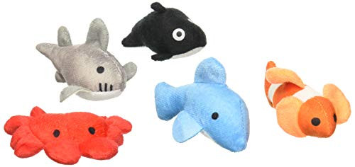 Rhode Island Novelty 3" Sea Life Plush Toys | Bag of 24 Pieces |