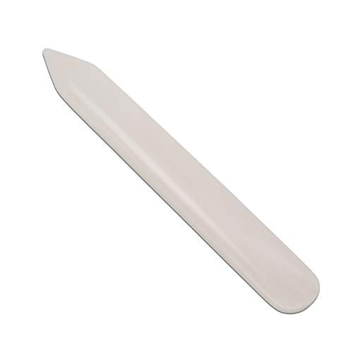 6 Inch Real Bone Folder, Genuine Bone Folder Origami Paper Creaser Crafting Scoring Folding Tool for Leather Cards DIY Handmade Burnishing Bookbinding
