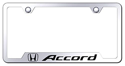 Honda Accord Chrome Stainless Steel License Plate Frame