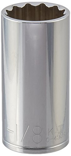 K-T Industries 0-4336 1/2" Drive x 1-1/8" 12-Point Deep Socket