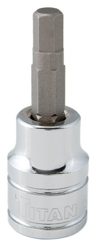 Titan Tools 15657 7/32" 3/8" Drive Hex Bit Socket