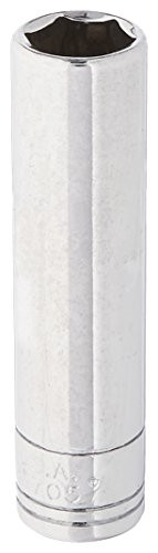 SK Hand Tool 41705 6-Point 1/4-Inch Drive Deep Socket, Chrome