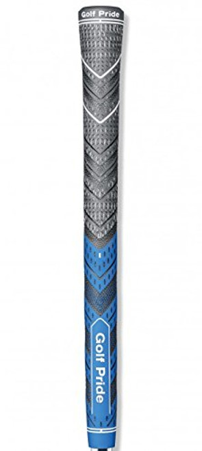 Golf Pride MCC Plus4 New Decade MultiCompound Golf Grip, Standard, Blue/Gray