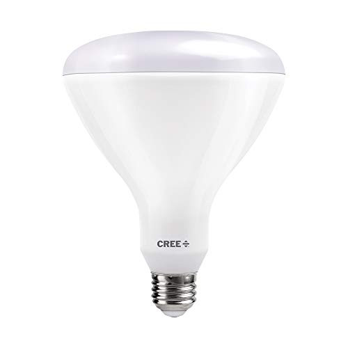 Cree TBR40-18030FLFH25-12DE26-1-11 BR40 120W Equivalent LED Light Bulb, Bright White