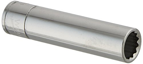 Williams 30808 1/4-Inch Drive Deep 12-Point Socket, 8mm