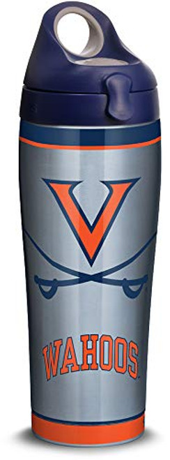 Tervis 1316273 Virginia Cavaliers Tradition Stainless Steel Insulated Tumbler with Lid, 24oz Water Bottle, Silver Tervis 1316273 Virginia Cavaliers Tradition Stainless Steel Insulated Tumbler with Lid, 24oz Water Bottle, Silver