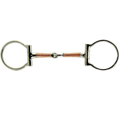 Coronet Copper Wire Wound Snaffle Dee Horse Bit, 5-Inch