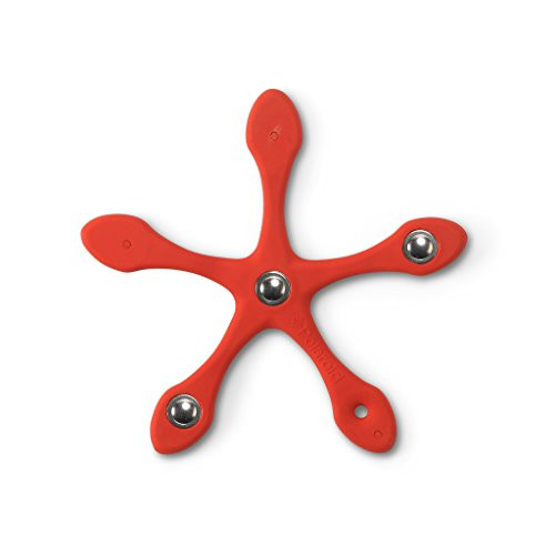 Polaroid Flexi-Pod Tripod/Mount Cube, Cube+ HD Action Lifestyle Camera - Red