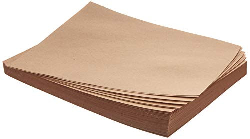 Kraft Brown Paper Sheets - 8.5 x 11 Inches Letter Sized Kraft Paper, 120GSM Paper, Perfect for Arts, Crafts, and Office Use (96 Sheets Pack)