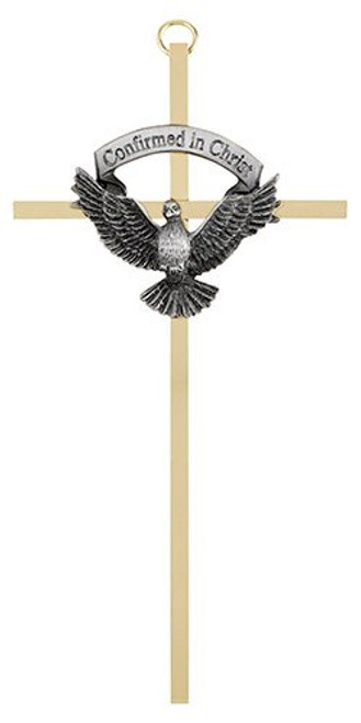 Confirmed in Christ Gold Plate Confirmation Wall Cross, 7 Inch Confirmed in Christ Gold Plate Confirmation Wall Cross, 7 Inch