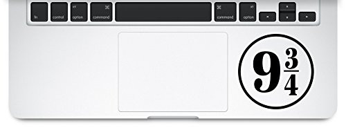 Platform 9 3/4 Hogwarts Harry Potter Decal Macbook Laptop Sticker