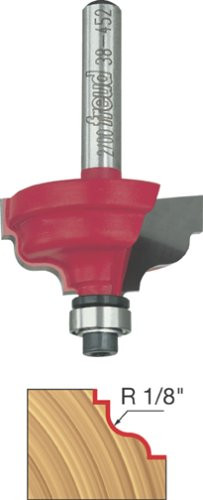 Freud 1-1/4" (Dia.) Classical Roman Ogee Bit with 1/4" Shank (38-452)