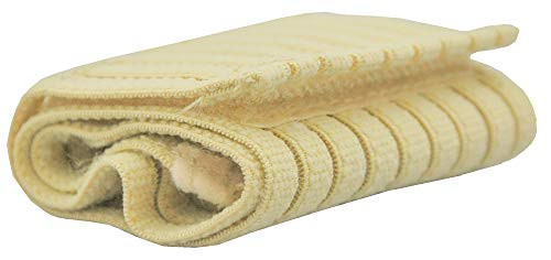 ObboMed MB-1100N Elastic Wrist Support Wrap with Hook and Loop Fastener for Size Adjustment, Wrist Pain, Sports Band Brace Protector  One Size Fits All- Beige