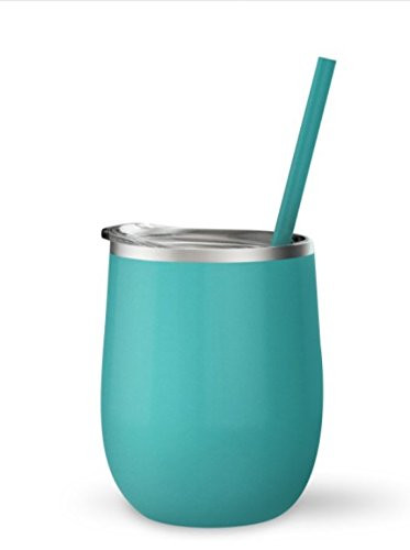 Maars Bev Steel Stemless Wine Glass (mint)