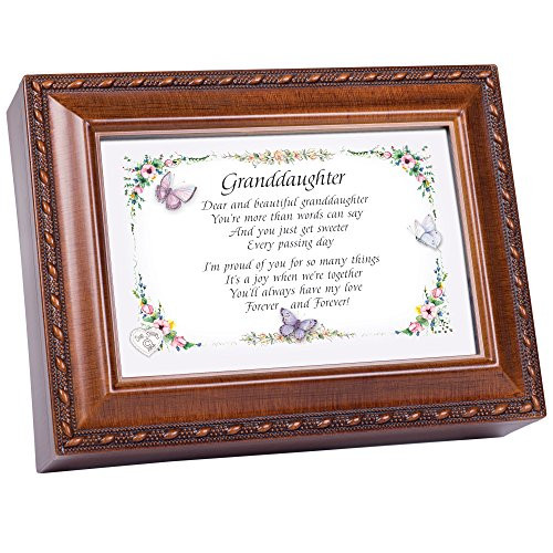 Cottage Garden Granddaughter Woodgrain Music Box Plays Light Up My Life Cottage Garden Granddaughter Woodgrain Music Box Plays Light Up My Life
