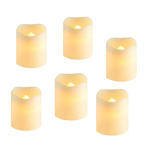 SHYMERY Flameless Votive Candles,Realistic & Bright Flickering Bulb Battery Operated Votive LED Tea Lights Candles For Wedding,Table,Outdoor,Festival Celebration (12 Pack) SHYMERY Flameless Votive Candles,Realistic & Bright Flickering Bulb Battery Operated Votive LED Tea Lights Candles For Wedding,Table,Outdoor,Festival Celebration (12 Pack)