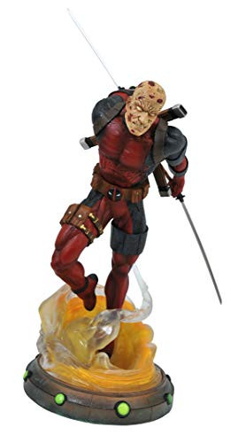 DIAMOND SELECT TOYS Marvel Gallery: Unmasked Deadpool PVC Figure, Multicolor