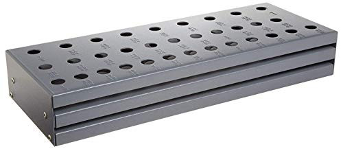 Huot 11985 1/2" Reduced Shank Drill Bit Stand for Sizes 1/2" to 1" in 1/64" Increments