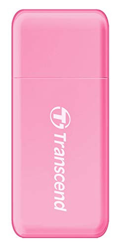 Transcend TS-RDF5R USB 3.0 SDHC/SDXC/microSDHC/SDXC Card Reader, (Pink)