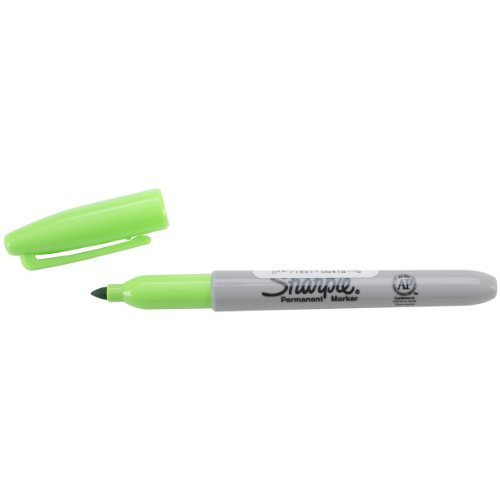 Sanford 1860447 Sharpie Neon Fine Point Permanent Marker, Open Stock, Green