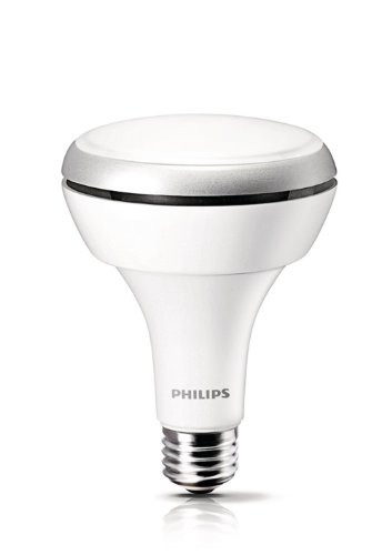 Philips 425306 8.5 Watt (65-Watt) BR30 Indoor Daylight (5000K) LED Flood Light Bulb, Dimmable