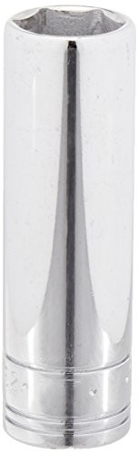 SK Hand Tool 8462 6 Point 12mm Drive Extra Deep Socket, 3/8-Inch, Chrome