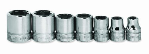 Williams WSBD-7RC 7-Piece 3/8-Inch Drive 8 Point Socket Set