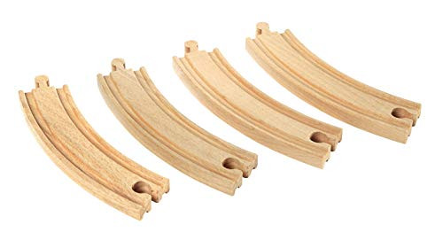 BRIO World - 33342 Large Curved Tracks | 4 Piece Toy Train Accessory for Kids Ages 3 and Up BRIO World - 33342 Large Curved Tracks | 4 Piece Toy Train Accessory for Kids Ages 3 and Up